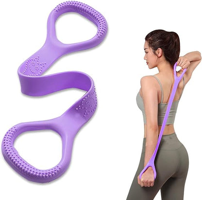 yoga belt Stretch Strap Yoga 8-figure Tensioner Yoga Tool Open Back