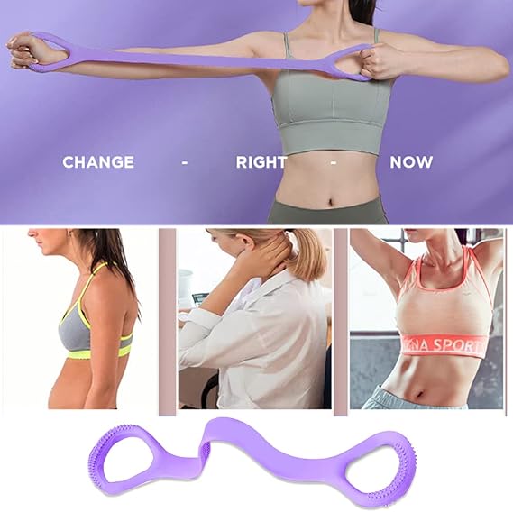 yoga belt Stretch Strap Yoga 8-figure Tensioner Yoga Tool Open Back