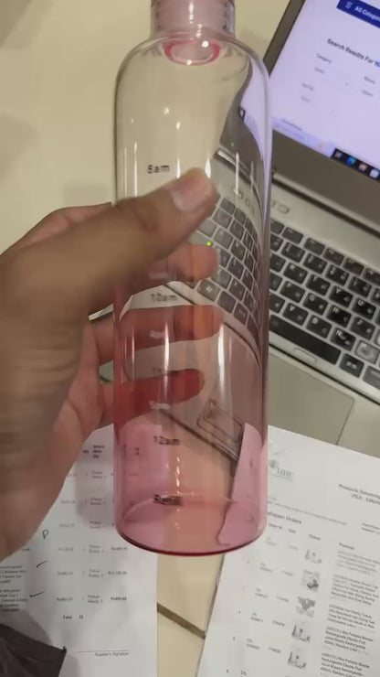 Transparent Plastic Water Bottle 500ml Durable Lightweight And Easy To Carry