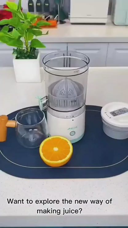 Portable Electric Citrus Juicer Rechargeable Orange Juicer Lemon Squeezer with USB Outlet